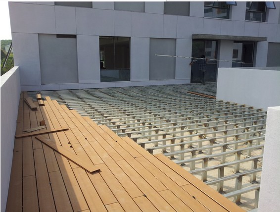 塑木生态方通木地户外木木工程地楞龙骨木地板地板龙骨