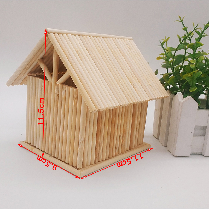 竹签一次性筷子diy手工手工制制作房子模型创意模型制作工具