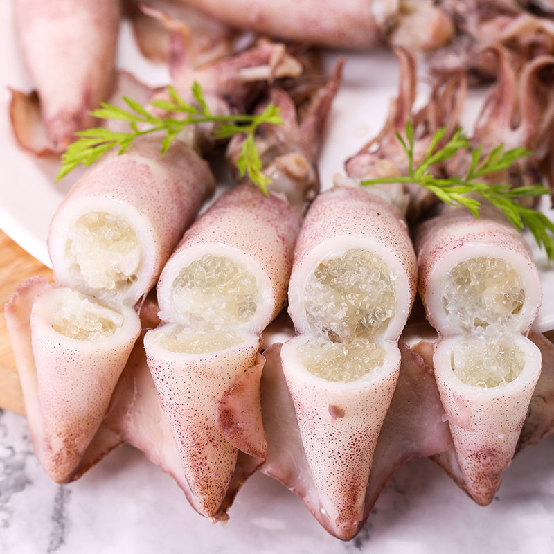 海兔兔子满籽鲜活冷冻笔管鱼满海鲜水产墨鱼冷冻墨鱼