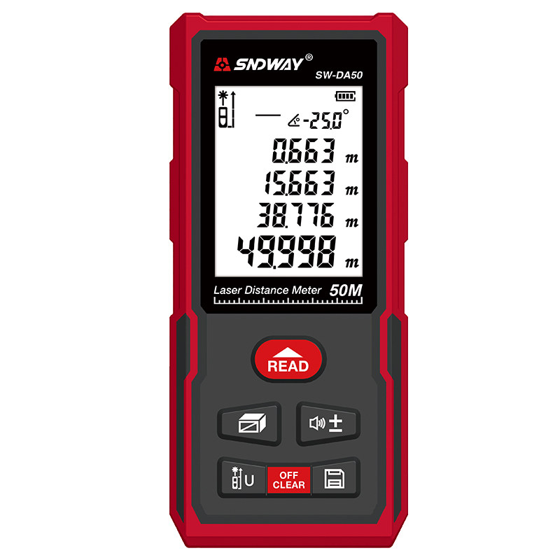 电子深达威swda50激光测距仪量房卷尺高精度测远测距仪