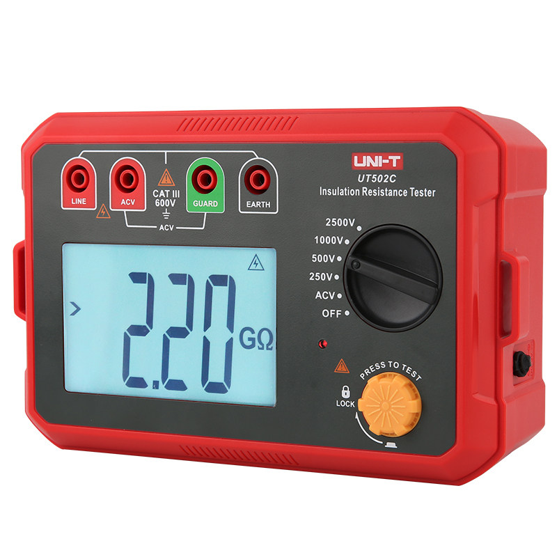 绝缘优利德电阻测试仪数字兆欧2500v电工摇表20g兆欧表