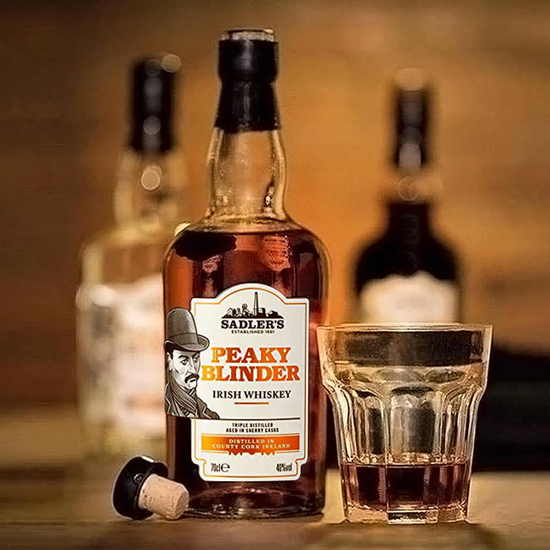 倾酌浴血黑帮剃刀党爱尔兰威士忌peakyblinder英国原装进口威士忌