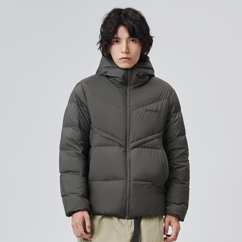 outdoorproducts新款潮牌男式羽绒服连帽外套秋冬保暖羽绒服