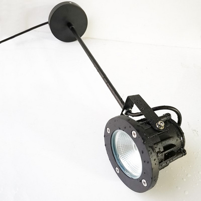 led户外门头防水射灯展览长杆广告牌cob招牌射灯