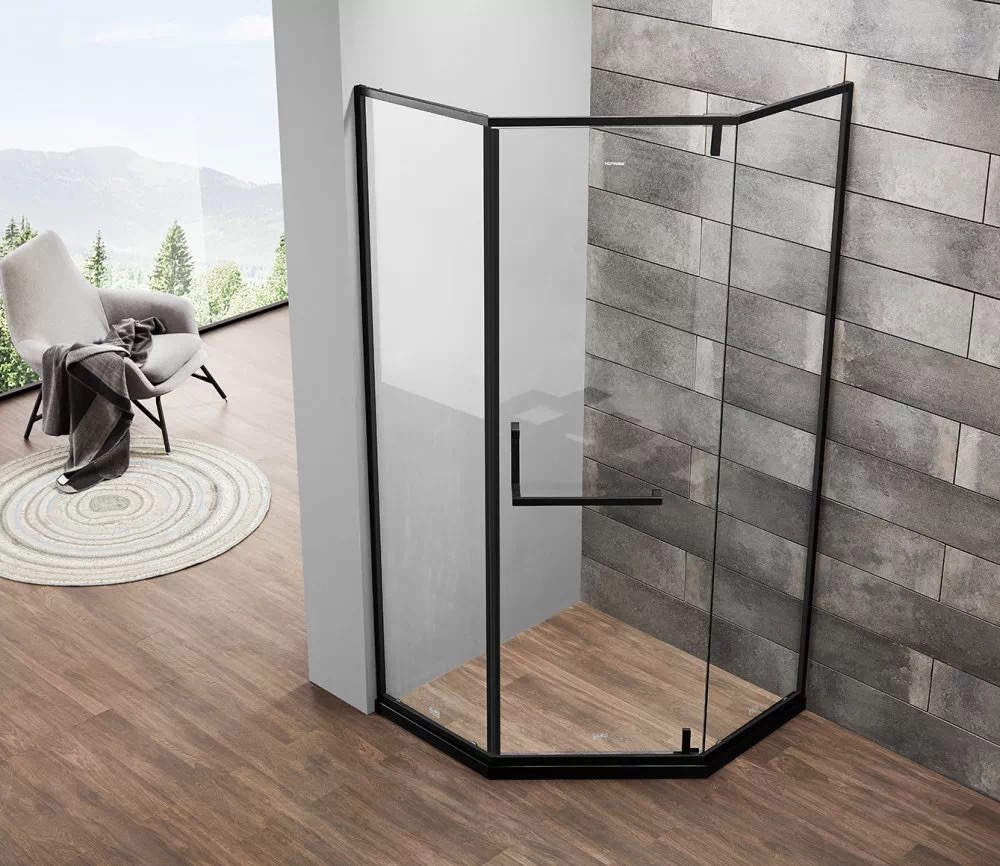 家用淋浴房浴室干湿分离卫生间玻璃隔断门沐浴钻石型整体淋浴房