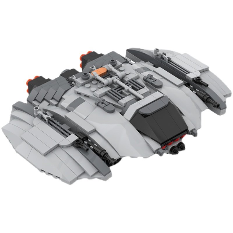 buildmoc影视经典太空堡垒赛隆百夫长袭击者飞船船载拼装积木塑料积木