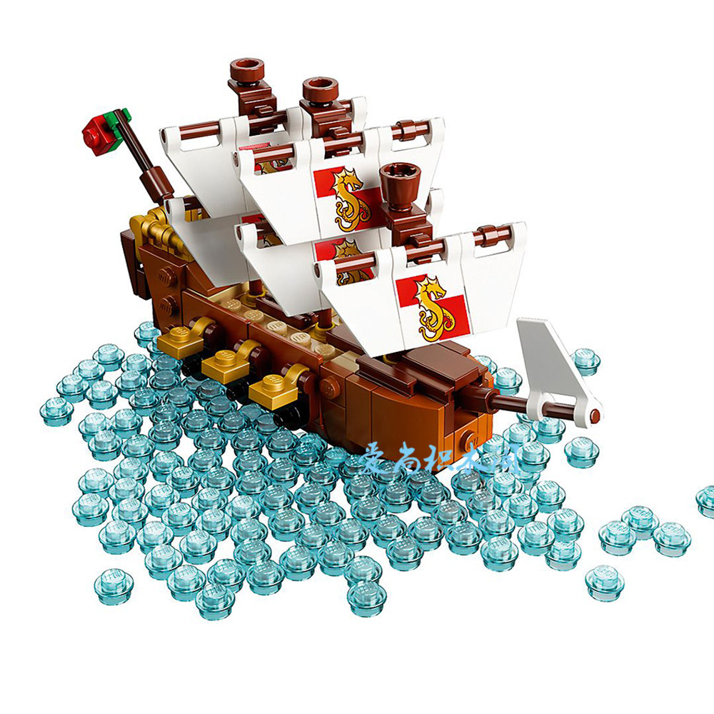lego乐高21313典藏瓶中船创意加勒比海盗水晶船漂流瓶拼装积木玩