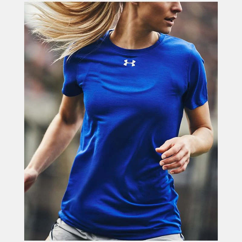Under Armour 安德玛UA女训练服跑步运动短袖速干健身T恤1305510