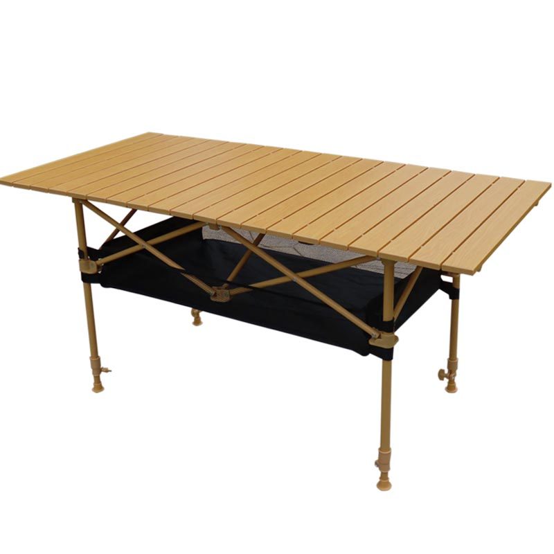 户外铝合金便携式折叠桌子野营烧烤台子蛋卷超轻户外桌子