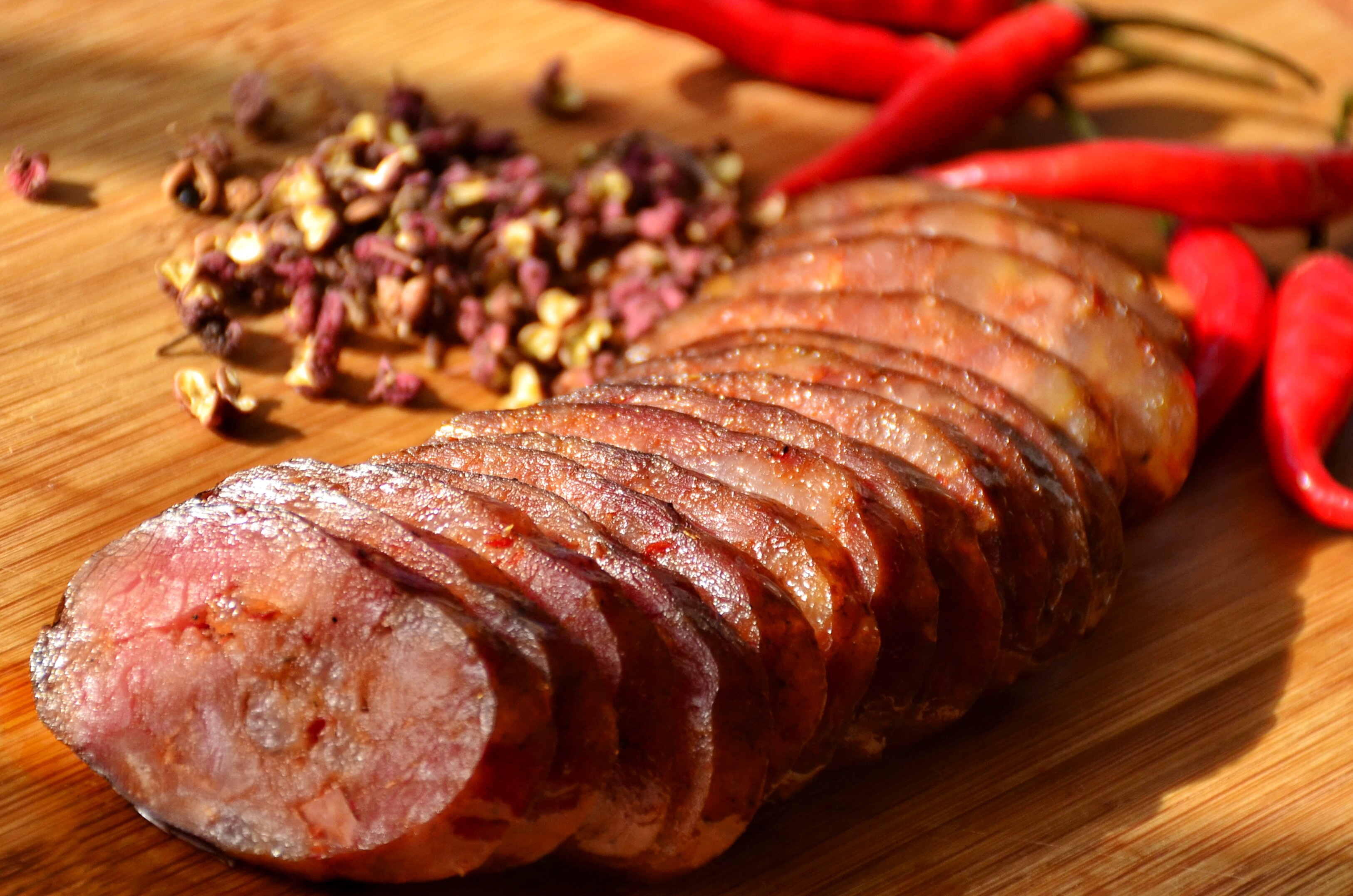 恩施腊肉腊肠食月冬初袋装五花肉腿肉排排骨香肠