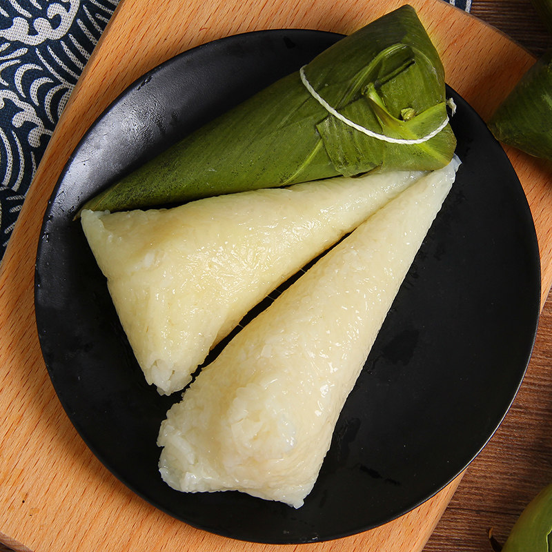 粽子湖北白米手工新鲜清水端午节糯米原味洪湖粽子