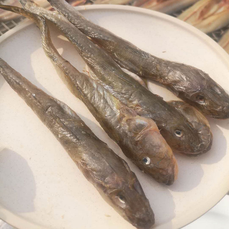 葫芦岛特产鲶鱼扔吧野生扔巴鱼小咸鱼胖头咸淡鱼干