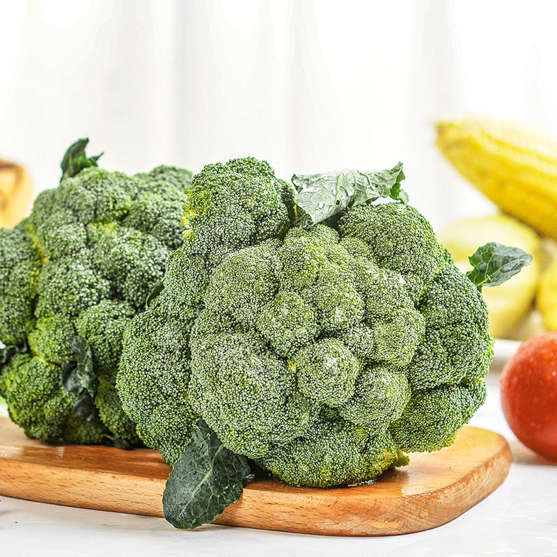 西兰花菜蔬菜新鲜爱心吃货包邮当季助农家菜青菜5斤蓝农产品