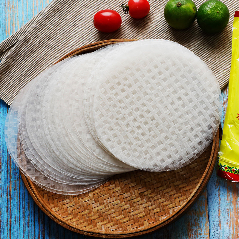 水妈妈牌薄春卷皮200g越南进口米纸薄饼皮生食透明炸春卷寿司卷