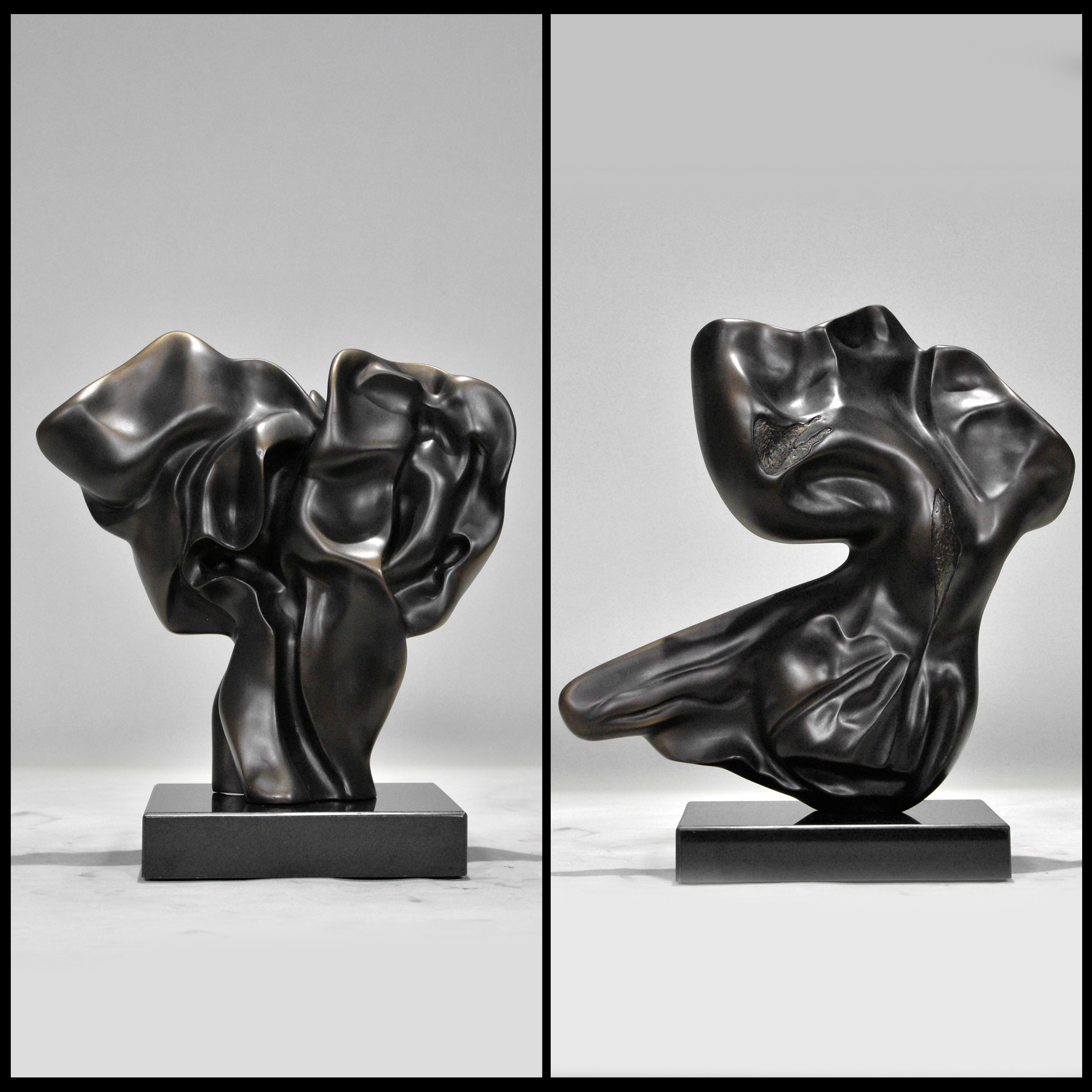 样板房抽象雕塑摆件酒店会所别墅客厅玄关复古摆件