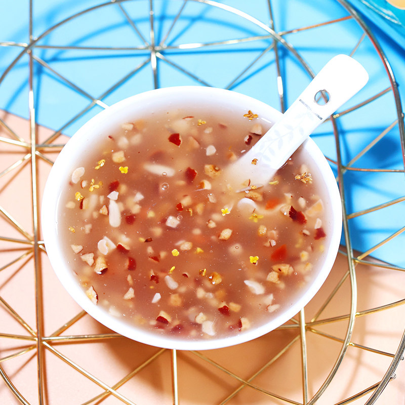 微山湖坚果桂花莲子粥纯莲藕藕粉冲饮学生生水果藕粉
