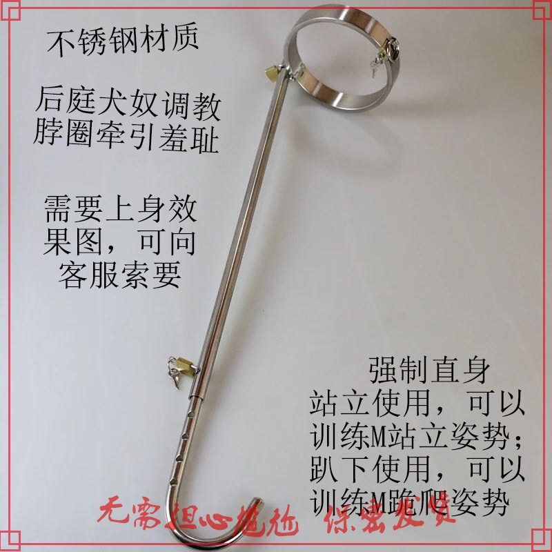 肛门不锈钢连体sm男用勾钩钩肛情趣项圈女用音乐枕