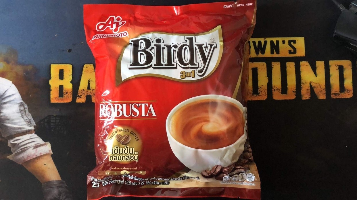 新货原装泰国进口birdy百帝三合一速溶咖啡特浓速溶咖啡