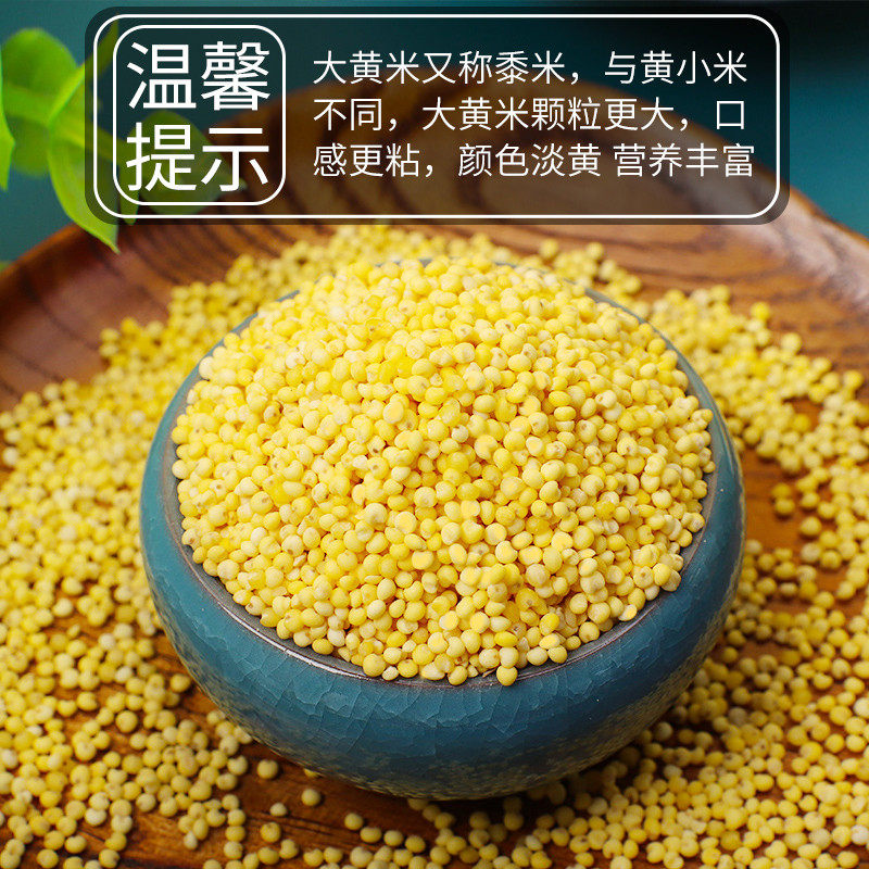 东北农家大黄5斤黍米五谷杂粮粮食新糯小米黄米粘米小米