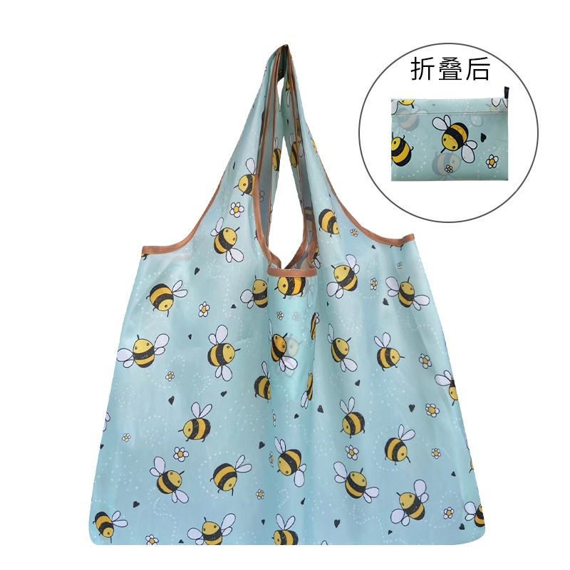 折叠环保便携大号布兜肩背大容量可爱新型购物袋购物袋