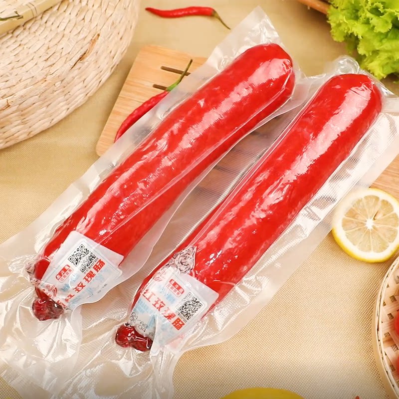 天津特产国顺老津味拐头熏火腿大肠