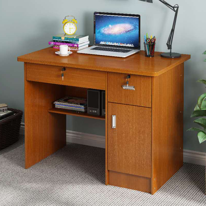 写字桌小户型迷你1米家用学生办公桌带锁抽屉电脑桌