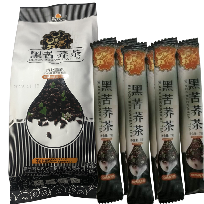 苦荞高原特产贵州茶黑麦茶黔萃园袋装210g代用