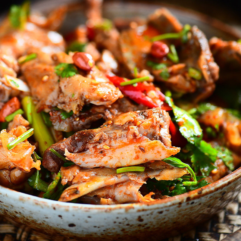 东北沈阳拌鸡架熏拌骨架280g锁骨鸡叉熟食速食生鸡肉