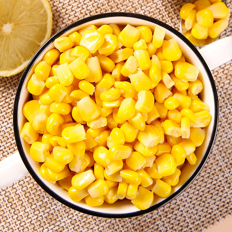 东北玉米粒水果玉米即食新鲜熟甜340g罐头装非速玉米