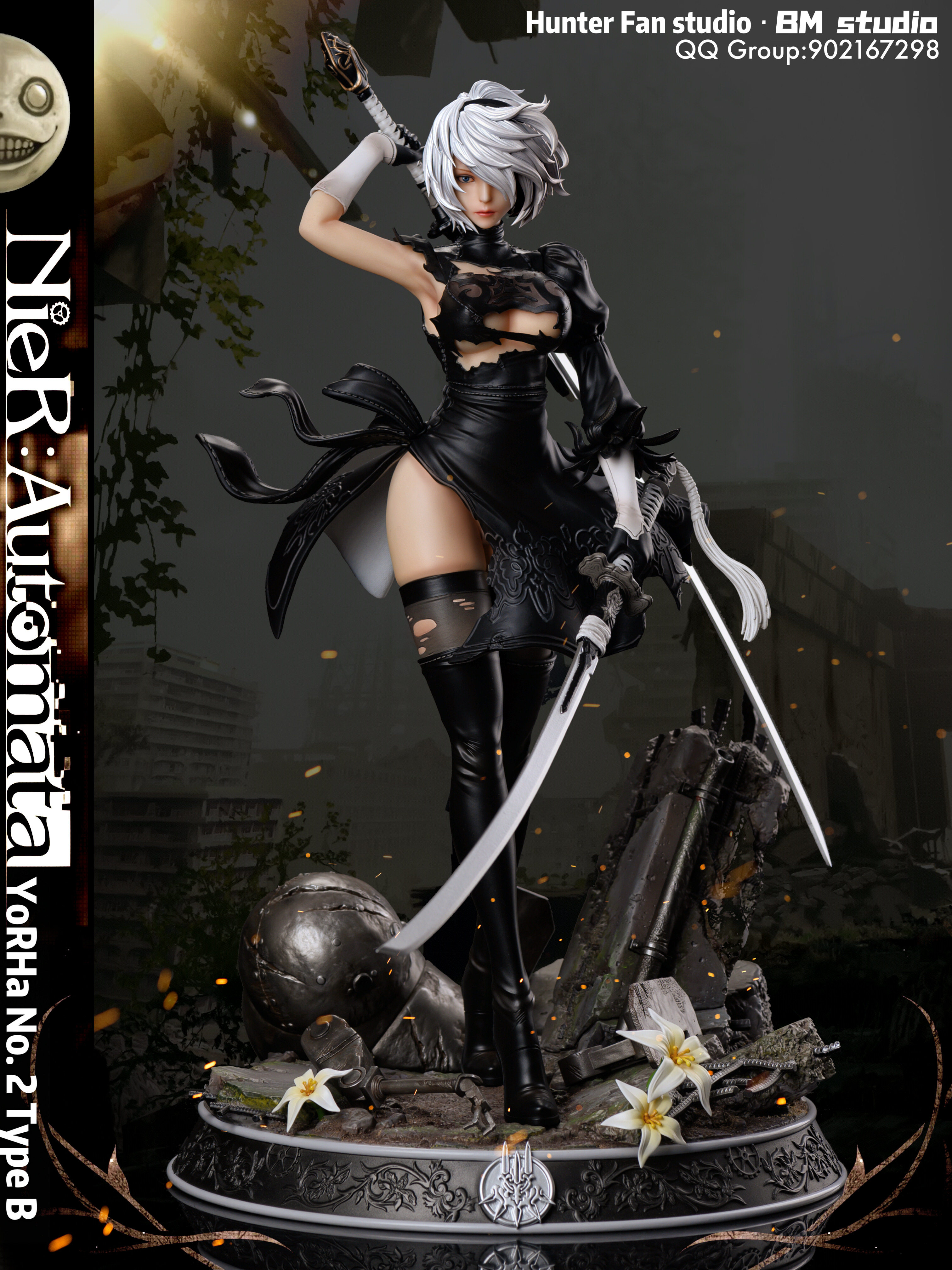 现货hunterfan游戏女神尼尔机械纪元2b手办手办