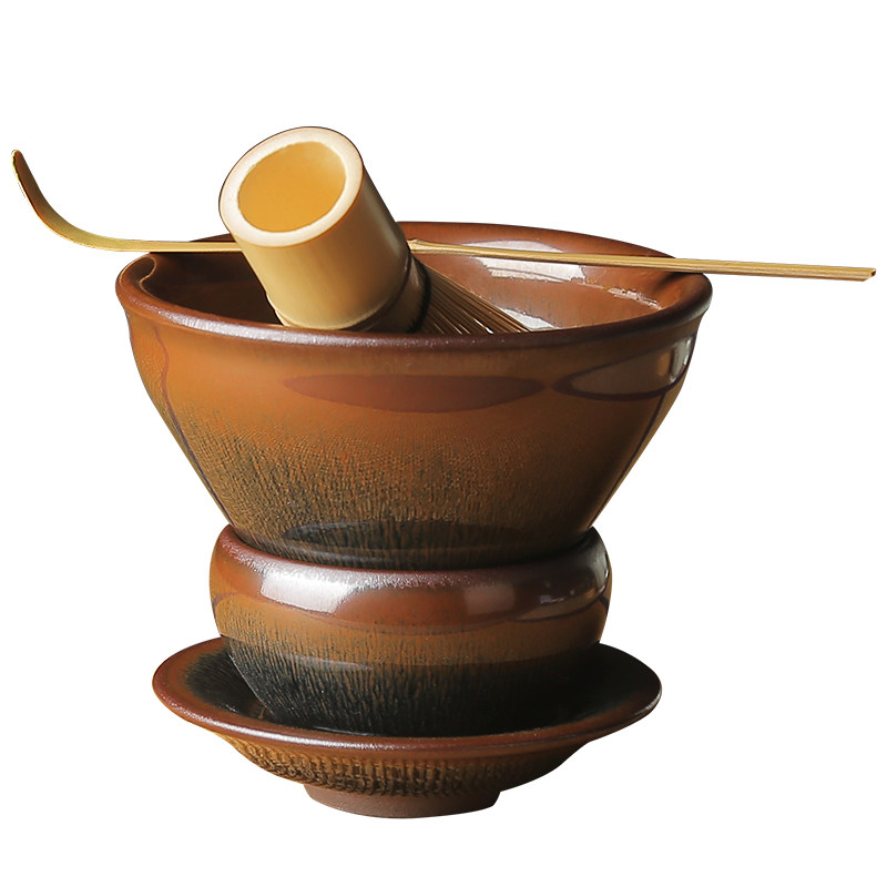 点茶穗千堂仿宋宋代手执壶套装便携式收纳工具建盏建盏