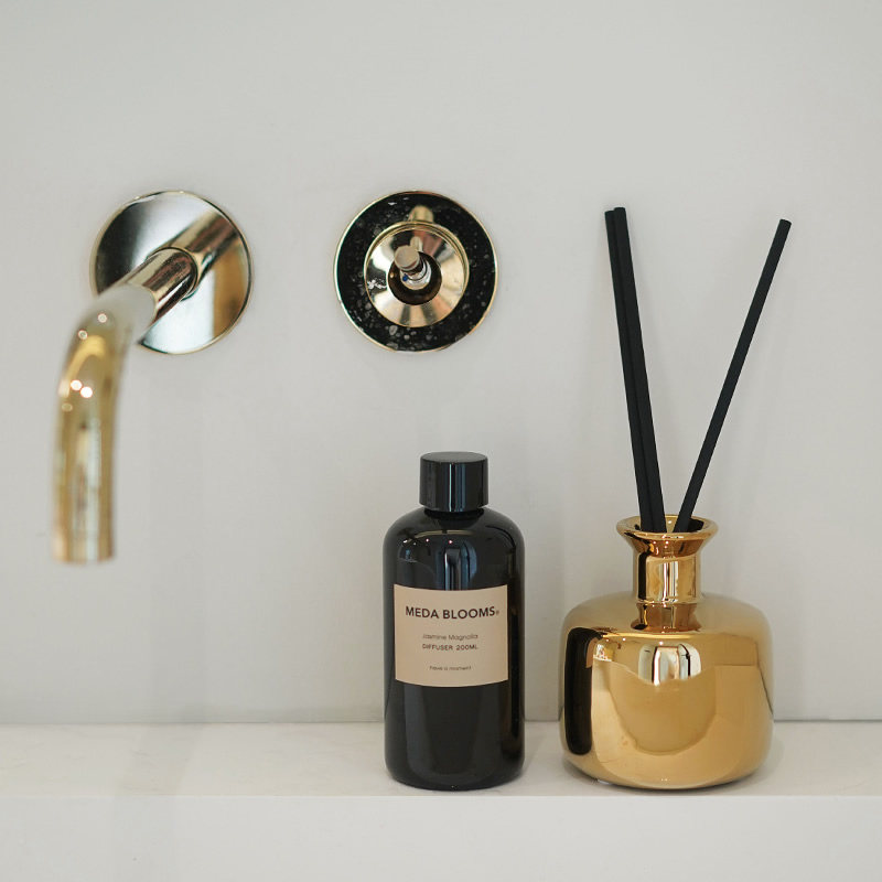 栀美家天然植物无火香薰精油家用香氛室内卫生间香薰香料