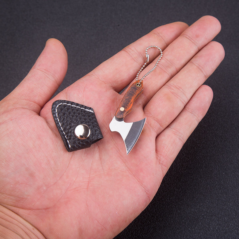 迷你小斧斧头包裹钥匙扣小菜菜刀随身小刀ecd多功能组合工具