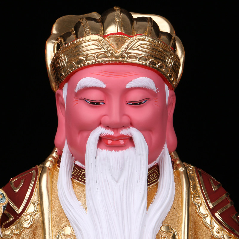 土地香樟木雕供奉神像福德正神地主爷社公像摆件