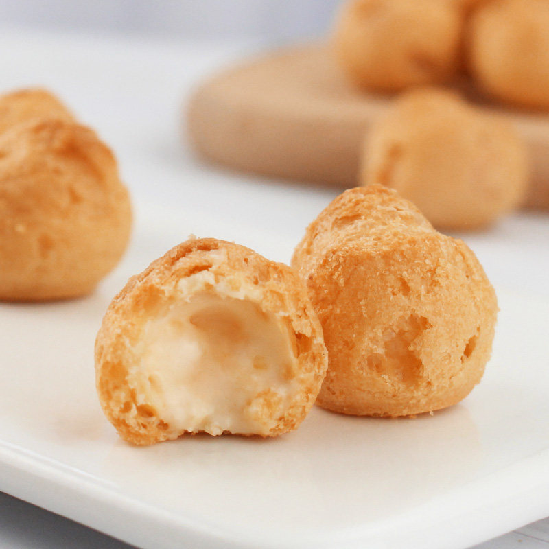 旺旺泡芙18g20包爆浆网红零食大礼包充饥夜宵夹心饼干