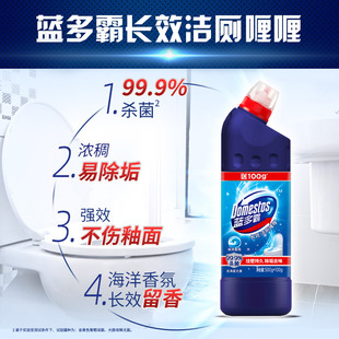 蓝多霸洁厕灵马桶清洁剂洁厕啫喱厕所除臭神器除菌垢600g多组套