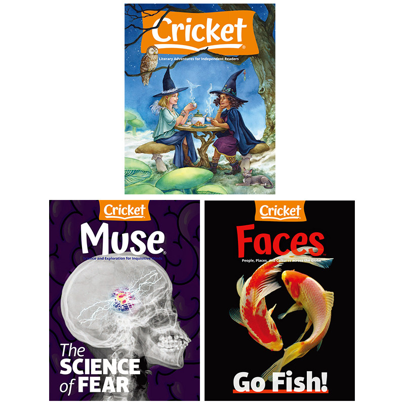 杂志英语少儿童书启蒙幼儿文学订阅314岁cricket期刊杂志