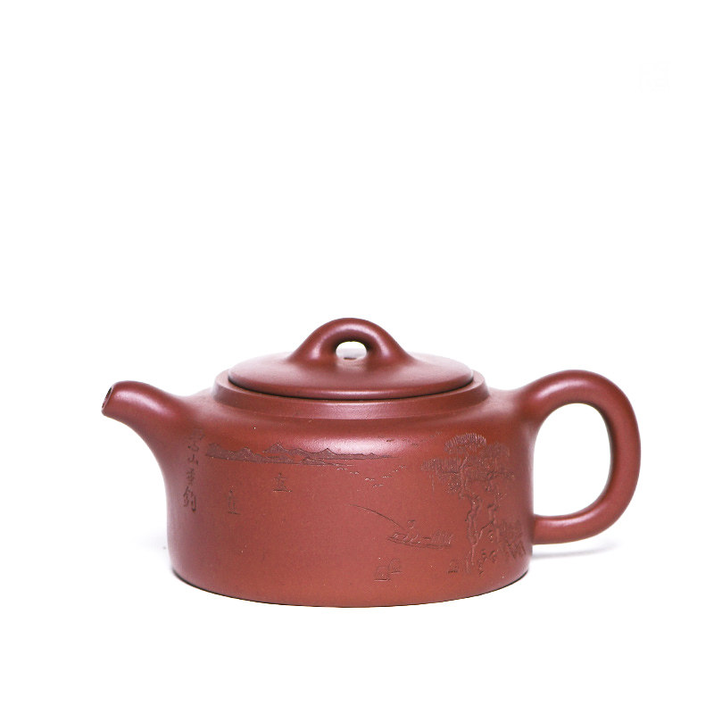茶壶宜兴宜兴紫砂紫砂壶曼生井栏大容量300ml手工原矿茶壶