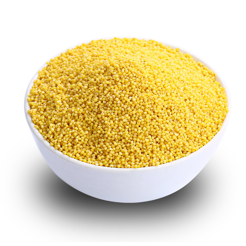 金谷小米黄小米2018新米小黄米农家月子米粥米脂米油小米500g*5袋