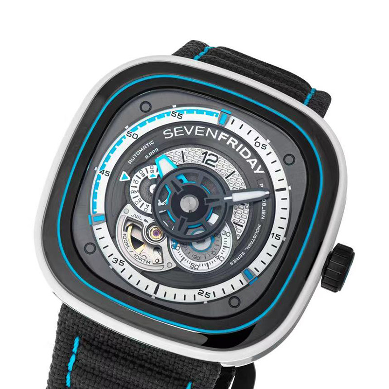 自营正品sevenfriday七个星期五手表自动自动机机械男表瑞士瑞士腕表