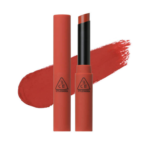 天猫自营3ce细管唇膏丝绒烟管口红fluffyred唇膏