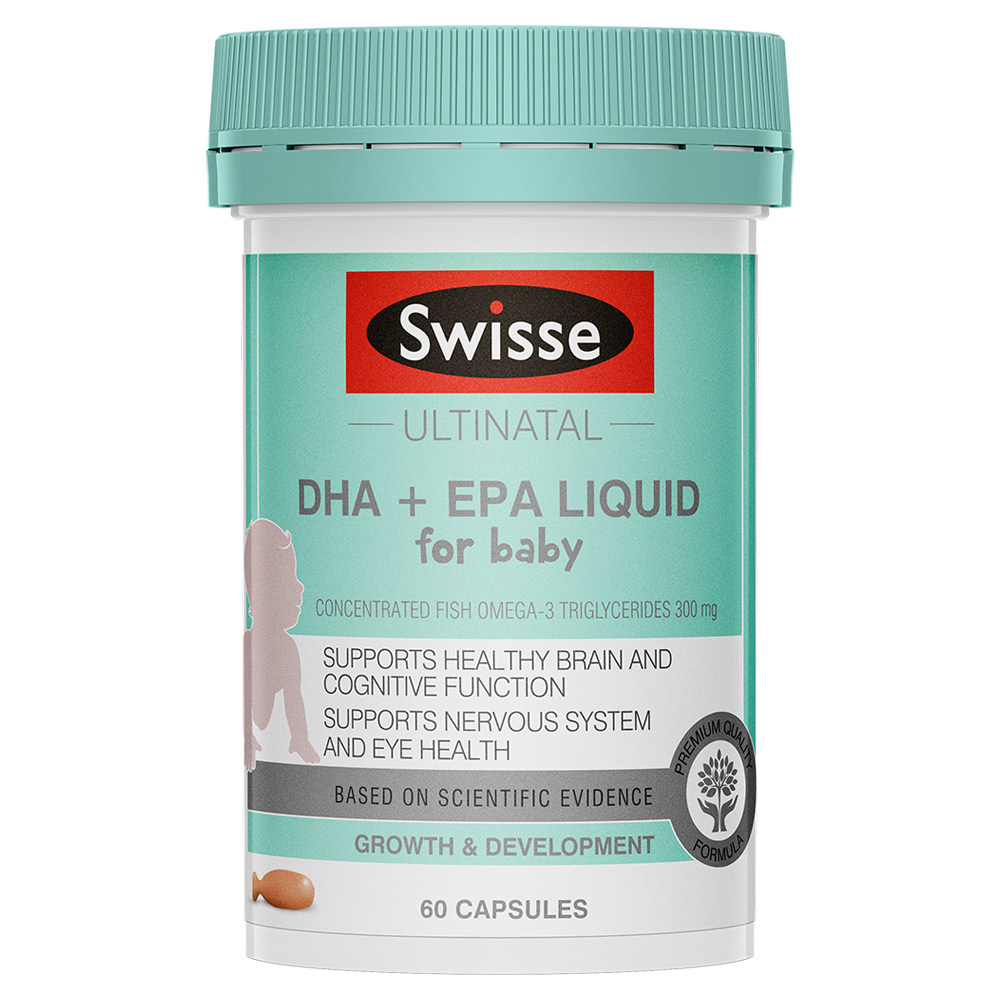 swisse斯维诗黄金小鱼油dha epa婴幼儿鱼油软胶囊60粒宝宝肝油 - 痕风