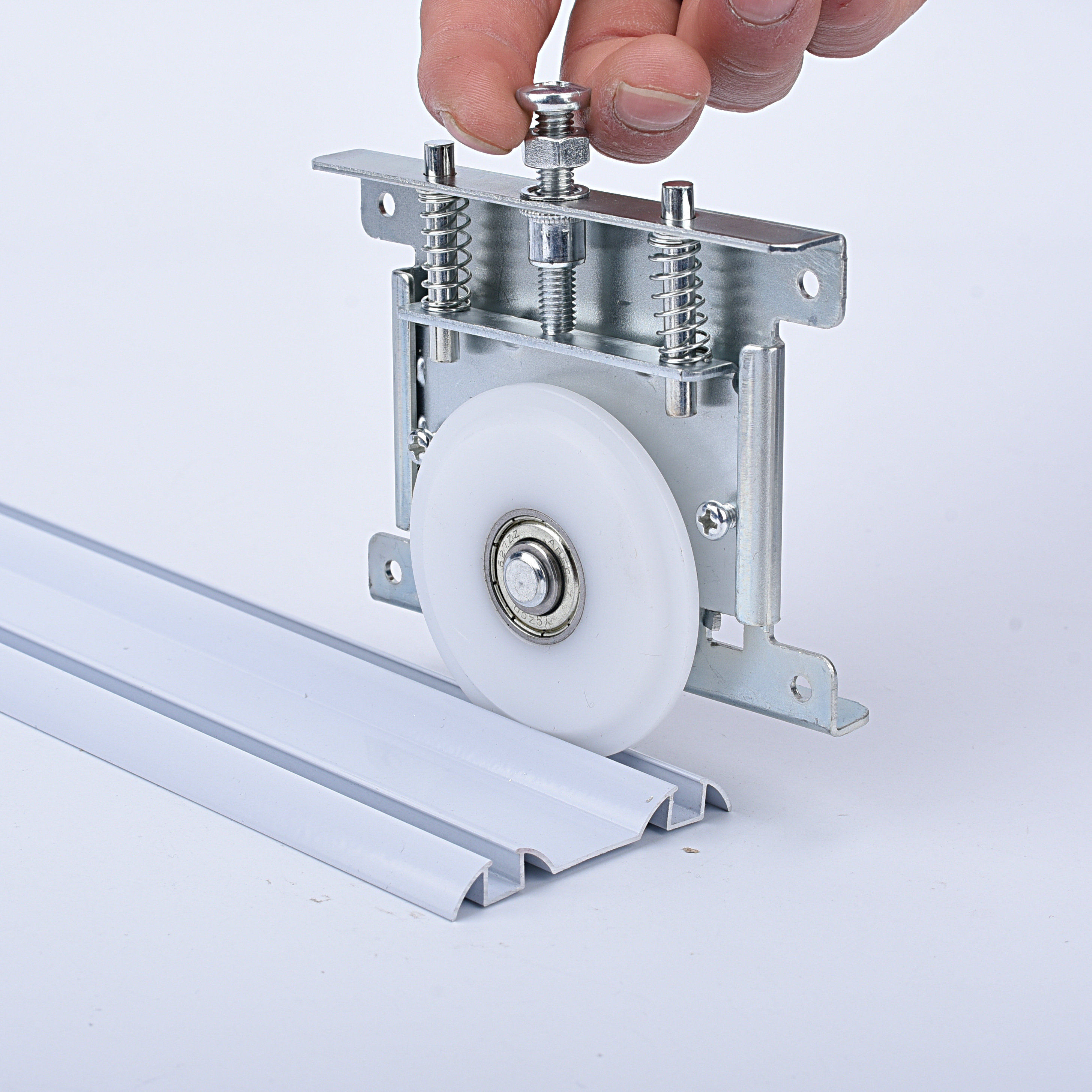 加厚上下滑轨房门门厨窗房趟橱柜轨道单轨道移门吊滑