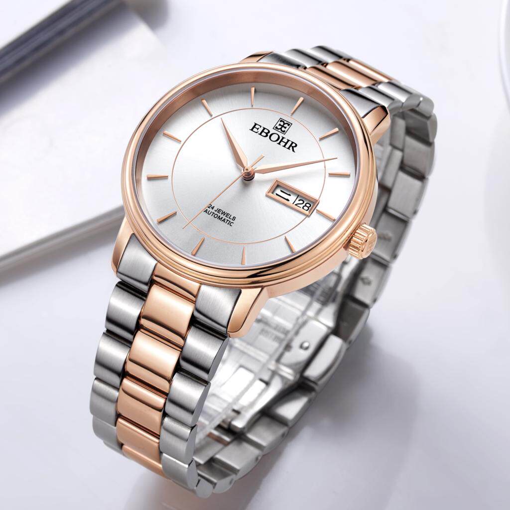 依波ebohr手表男女情侣自动自动机机械表男表实心国产腕表