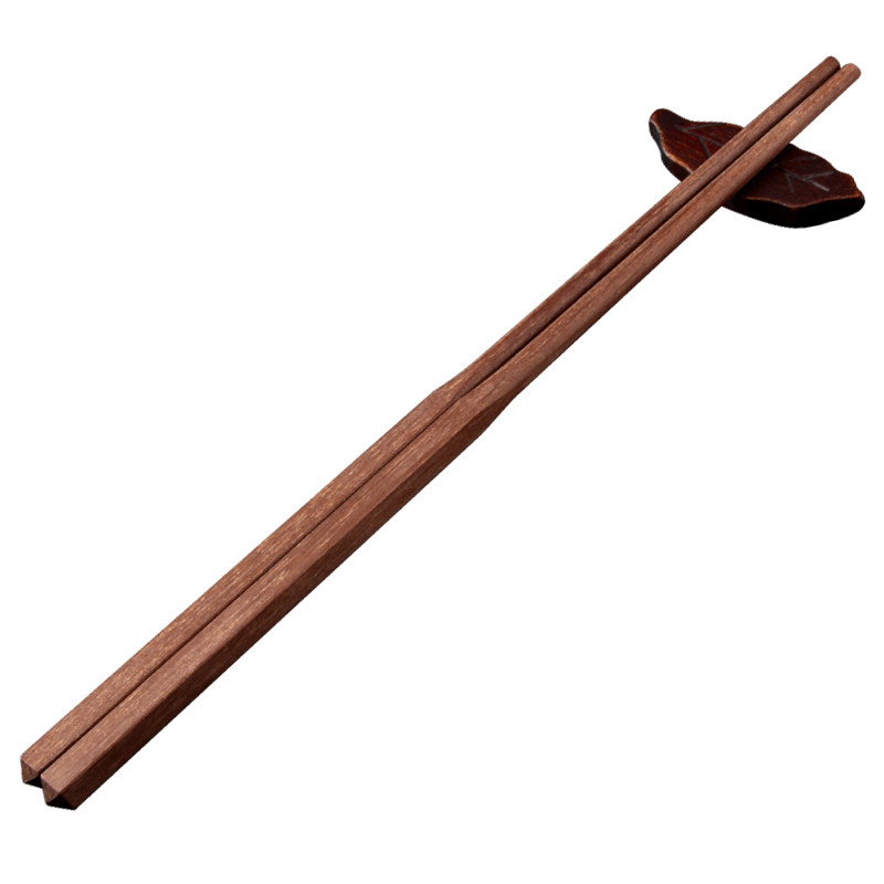 健民民红檀木中华家用红木无漆无蜡木质中式筷子