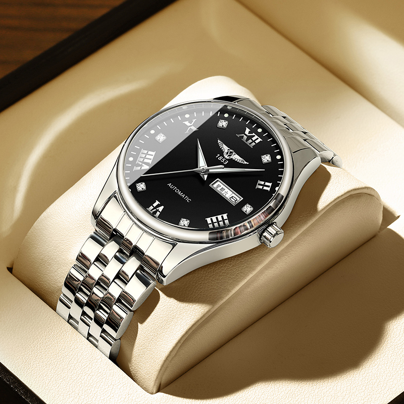 2021新款手表男士全自动机械表夜光防水正品瑞士十大品牌商务男表