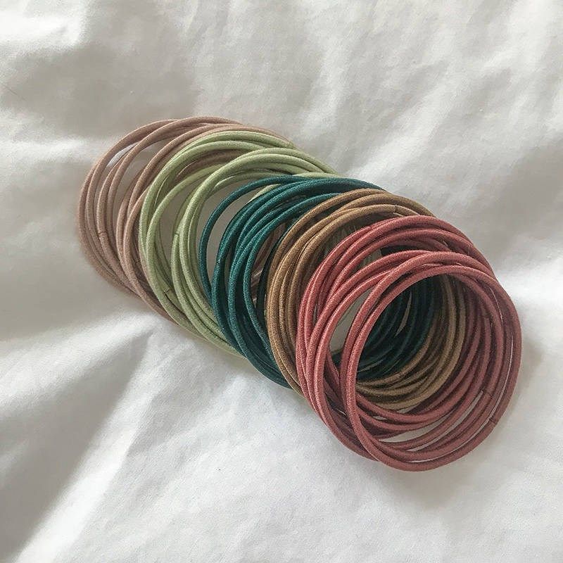 发饰品短发细款发绳韩版清新新简约头绳女童橡皮筋可爱发饰