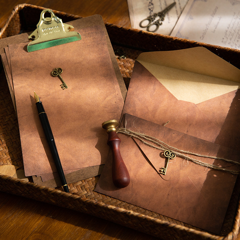 信纸复古稿纸羊皮浪漫女友送礼生日写信精美信纸