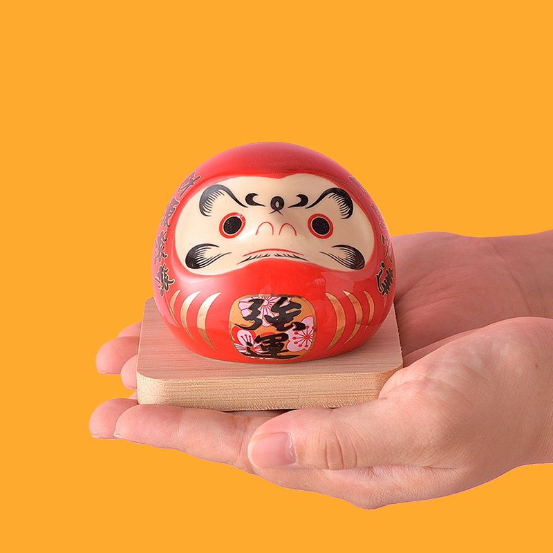 达摩迷你礼物生日结婚摆件创意招财车载桌面招财猫