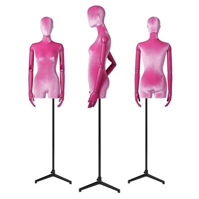 模特2020款服装店道具橱窗装饰半身人体模型女装服装模特